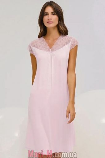 Ночная сорочка из вискозы с кружевом 16534 Sevim Sevim- интернет магазин нижнего белья Mari-M  Фото - Ночная сорочка из вискозы с кружевом 16534 Sevim Sevim купить в Киеве и Украине