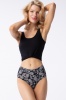 Высокие бесшовные трусики бразилианы Paisley Maxi Julimex Julimex- интернет магазин нижнего белья Mari-M Фото - Высокие бесшовные трусики бразилианы Paisley Maxi Julimex Julimex купить в Киеве и Украине