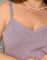 Лиловая хлопковая сорочка на тонких бретелях 0101-15 Bahar Bahar- интернет магазин нижнего белья Mari-M Фото - Лиловая хлопковая сорочка на тонких бретелях 0101-15 Bahar Bahar купить в Киеве и Украине