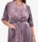 Лиловый велюровый халат 2400-2 Bahar Bahar- интернет магазин нижнего белья Mari-M Фото - Лиловый велюровый халат 2400-2 Bahar Bahar купить в Киеве и Украине
