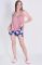 Пижама из вискозы с шортами 3007-92 VNOCHI Vnochi- интернет магазин нижнего белья Mari-M Фото - Пижама из вискозы с шортами 3007-92 VNOCHI Vnochi купить в Киеве и Украине