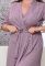 Лиловый женский халат 3400-1 Bahar Bahar- интернет магазин нижнего белья Mari-M Фото - Лиловый женский халат 3400-1 Bahar Bahar купить в Киеве и Украине
