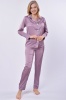 Лиловая шелковая пижама 4210-4 Bahar Bahar- интернет магазин нижнего белья Mari-M Фото - Лиловая шелковая пижама 4210-4 Bahar Bahar купить в Киеве и Украине