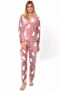 Розовая пижама из велсофта 5010-2 Bahar Bahar- интернет магазин нижнего белья Mari-M Фото - Розовая пижама из велсофта 5010-2 Bahar Bahar купить в Киеве и Украине