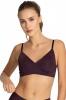 Топ-бюстгальтер Simple T-Shirt Bra Dark plum Julimex Julimex- интернет магазин нижнего белья Mari-M Фото - Топ-бюстгальтер Simple T-Shirt Bra Dark plum Julimex Julimex купить в Киеве и Украине