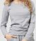Светло-серый хлопковый женский термоджемпер с начёсом LVD 729 1 JS Key Key- интернет магазин нижнего белья Mari-M Фото - Светло-серый хлопковый женский термоджемпер с начёсом LVD 729 1 JS Key Key купить в Киеве и Украине