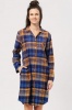 Фланелевая ночная сорочка LND 481 B24 Key Key- интернет магазин нижнего белья Mari-M Фото - Фланелевая ночная сорочка LND 481 B24 Key Key купить в Киеве и Украине