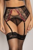 Ажурный пояс для чулок с вышивкой G-Flamenco Kris Line Kris Line- интернет магазин нижнего белья Mari-M Фото - Ажурный пояс для чулок с вышивкой G-Flamenco Kris Line Kris Line купить в Киеве и Украине