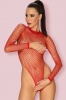 Красное боди-сетка B126 Bodystocking Obsessive Obsessive- интернет магазин нижнего белья Mari-M Фото - Красное боди-сетка B126 Bodystocking Obsessive Obsessive купить в Киеве и Украине