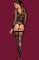 Боди-сетка с чулками Bodystocking G 320 Obsessive Obsessive- интернет магазин нижнего белья Mari-M Фото - Боди-сетка с чулками Bodystocking G 320 Obsessive Obsessive купить в Киеве и Украине