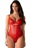 Красное боди из экокожи с кружевом Aliosa Teddy Obsessive Obsessive- интернет магазин нижнего белья Mari-M Фото - Красное боди из экокожи с кружевом Aliosa Teddy Obsessive Obsessive купить в Киеве и Украине