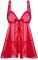 Короткий красный бебидолл и стринги ROUGEBELLE BABYDOLL Obsessive Obsessive- интернет магазин нижнего белья Mari-M Фото - Короткий красный бебидолл и стринги ROUGEBELLE BABYDOLL Obsessive Obsessive купить в Киеве и Украине