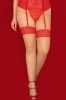 Фото - Чулки под пояс с кружевной коронкой Blossmina stockings Obsessive Obsessive купить в Киеве и Украине