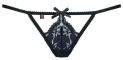 Кружевные стринги с вырезами 866-THO-1 THONG Obsessive Obsessive- интернет магазин нижнего белья Mari-M Фото - Кружевные стринги с вырезами 866-THO-1 THONG Obsessive Obsessive купить в Киеве и Украине