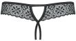 Кружевные стринги с пикантным вырезом SHIBU crotchless thong Obsessive Obsessive- интернет магазин нижнего белья Mari-M Фото - Кружевные стринги с пикантным вырезом SHIBU crotchless thong Obsessive Obsessive купить в Киеве и Украине