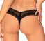 Открытые кружевные стринги Medilla crotchless thong Obsessive Obsessive- интернет магазин нижнего белья Mari-M Фото - Открытые кружевные стринги Medilla crotchless thong Obsessive Obsessive купить в Киеве и Украине