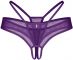 Фиолетовые стринги с открытой ластовицей Vidres crotchless thong Obsessive Obsessive- интернет магазин нижнего белья Mari-M Фото - Фиолетовые стринги с открытой ластовицей Vidres crotchless thong Obsessive Obsessive купить в Киеве и Украине