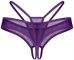 Фиолетовые стринги с открытой ластовицей Vidres crotchless thong Obsessive Obsessive- интернет магазин нижнего белья Mari-M Фото - Фиолетовые стринги с открытой ластовицей Vidres crotchless thong Obsessive Obsessive купить в Киеве и Украине