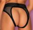 Ажурные трусики с пикантным вырезом Strapelie crotchless panties Obsessive Obsessive- интернет магазин нижнего белья Mari-M Фото - Ажурные трусики с пикантным вырезом Strapelie crotchless panties Obsessive Obsessive купить в Киеве и Украине