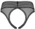 Ажурные трусики с пикантным вырезом Strapelie crotchless panties Obsessive Obsessive- интернет магазин нижнего белья Mari-M Фото - Ажурные трусики с пикантным вырезом Strapelie crotchless panties Obsessive Obsessive купить в Киеве и Украине