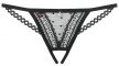 Открытые кружевные стринги 876-THC-1 Obsessive Obsessive- интернет магазин нижнего белья Mari-M Фото - Открытые кружевные стринги 876-THC-1 Obsessive Obsessive купить в Киеве и Украине