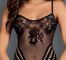 Ажурный бодистокинг с имитацией чулок F233 Obsessive Obsessive- интернет магазин нижнего белья Mari-M Фото - Ажурный бодистокинг с имитацией чулок F233 Obsessive Obsessive купить в Киеве и Украине
