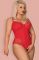 Красное боди с пикантным вырезом Jolierose crotchless teddy Obsessive Obsessive- интернет магазин нижнего белья Mari-M Фото - Красное боди с пикантным вырезом Jolierose crotchless teddy Obsessive Obsessive купить в Киеве и Украине