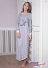 Фото - Длинная сорочка/платье с начесом LND040/001 Ellen  купить в Киеве и Украине